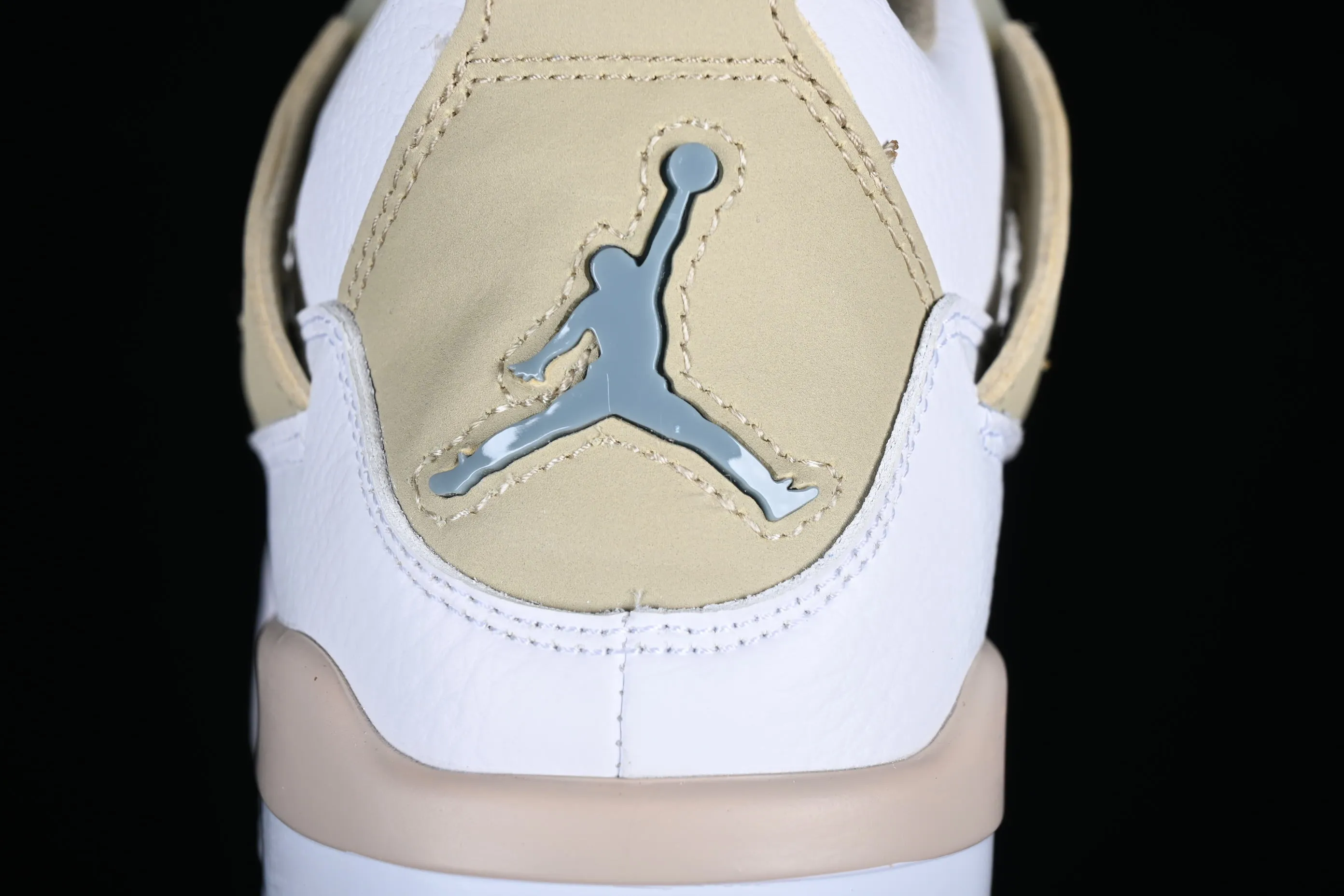 All categories Air Jordan Jordan series basketball shoes Air Jordan 4 Air Jordan 4 Retro "Linen" AJ4 Joe 4 sand color basketball shoes 487724-118